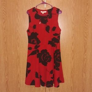 Aryeh Rose Patterned Dress